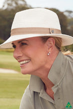 Load image into Gallery viewer, Pinehurst Golf Fedora Ivory/Dk Taupe