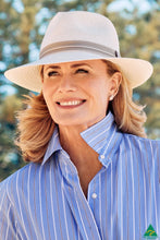 Load image into Gallery viewer, Barrington Flexibraid Fedora Ivory