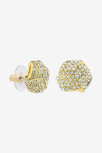 Load image into Gallery viewer, Natalina Gold Crystal Earring