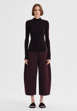Load image into Gallery viewer, Talia Merino Knit Tee in Espresso