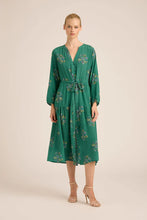 Load image into Gallery viewer, Daisy Boo Fall Cupro Midi Dress | Mint Wreath