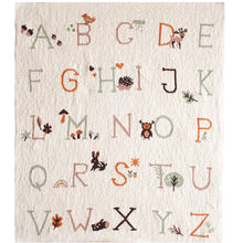 Load image into Gallery viewer, Alphabet Baby Blanket | Natural