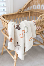 Load image into Gallery viewer, Alphabet Baby Blanket | Natural