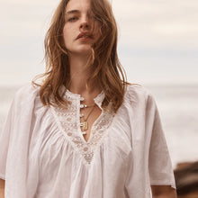 Load image into Gallery viewer, L'Ange Blouse | Chalk