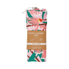 Load image into Gallery viewer, Linen Laundry Bag | Blossom Branches