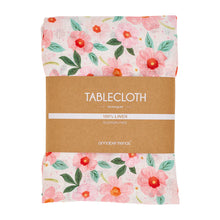 Load image into Gallery viewer, Linen Tablecloth | Meadow Blush