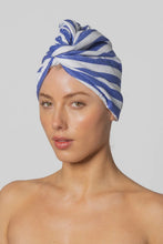Load image into Gallery viewer, Riva Hair Towel Wrap | Fontelina Stripe