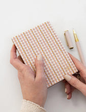 Load image into Gallery viewer, Mini Primrose Gingham Jotter