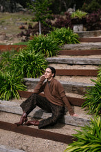 Load image into Gallery viewer, M.A.Dainty Trucker Jeans | Brown Snake