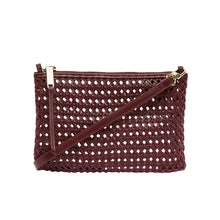 Load image into Gallery viewer, Molly Crossbody | Burgundy Weave