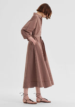 Load image into Gallery viewer, McKenna Stripe Dress | Chocolate