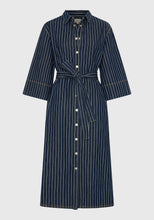 Load image into Gallery viewer, Wyatt Denim Dress | Stripe