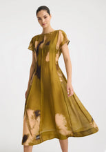 Load image into Gallery viewer, Astra Pintuck Dress | Moss Print