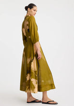 Load image into Gallery viewer, Astra Shirt Dress | Moss Print