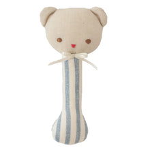 Load image into Gallery viewer, Ted Stick Rattle | Chambray Stripe