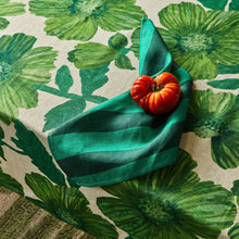 Load image into Gallery viewer, Stripe Emerald Napkins | Set of 4