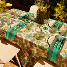 Load image into Gallery viewer, Stripe Emerald Napkins | Set of 4