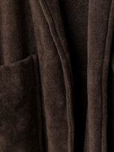 Load image into Gallery viewer, Velour Cotton Robe | Cocoa