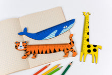 Load image into Gallery viewer, Wooden Ruler | Blue Whale
