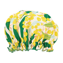 Load image into Gallery viewer, Linen Cotton Shower Cap | Golden Wattle