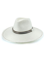 Load image into Gallery viewer, St Tropez Wide Brim Fedora | Ivory