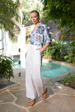 Load image into Gallery viewer, Taylor Botanical Blouse | Denim