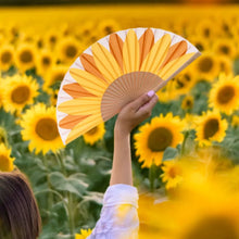 Load image into Gallery viewer, Hand Fan w/Gift Box Sunflower