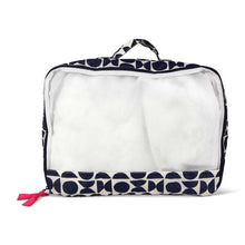 Load image into Gallery viewer, Vanity Lite Packing Cube Set | Geo Navy