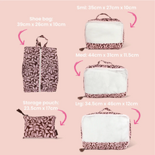 Load image into Gallery viewer, Vanity Lite Packing Cube Set | Pink Garden