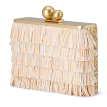 Load image into Gallery viewer, Carlita Carnivale Fringed Shoulder Bag | Natural