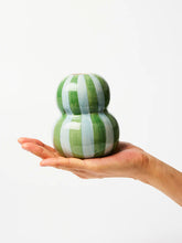 Load image into Gallery viewer, Fonda Stripe Vase | Green Blue
