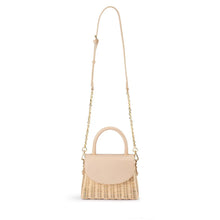 Load image into Gallery viewer, Elle Wicker Top Handle Bag | Natural