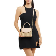 Load image into Gallery viewer, Elle Wicker Top Handle Bag | Natural