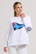 Load image into Gallery viewer, Classic Zipside Naval Flag | White/Navy