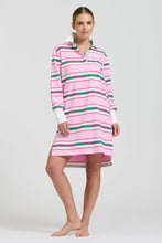 Load image into Gallery viewer, Rugby Summer Dress | Pink Multi Stripe