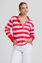 Load image into Gallery viewer, Rugby Sweatshirt | Lolly Pink/Red