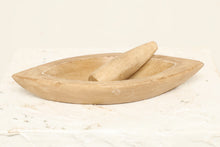 Load image into Gallery viewer, Beige Marble Mortar and Pestle