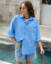 Load image into Gallery viewer, Peta Oversized Shirt | Sky Blue