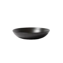 Load image into Gallery viewer, Stoneware Low Bowl | Matte Black Medium