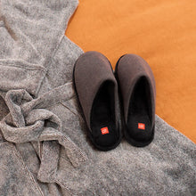 Load image into Gallery viewer, Cosy Men's Sherpa Slippers | Charcoal