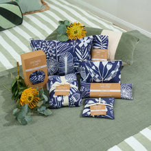 Load image into Gallery viewer, Linen Drawer Sachet | Navy Natives