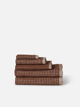 Load image into Gallery viewer, Nero Cotton Hand Towel | Paprika/Cream