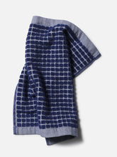 Load image into Gallery viewer, Nero Cotton Face Cloth | Cobalt/Cream