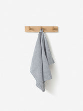 Load image into Gallery viewer, Striped Washed Cotton Tea Towel | Navy