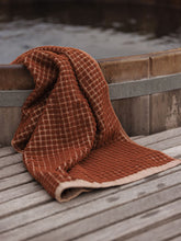 Load image into Gallery viewer, Nero Cotton Hand Towel | Paprika/Cream