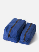 Load image into Gallery viewer, Marlo Contrast Wash Bag | Aegean/Rye