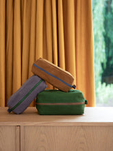 Load image into Gallery viewer, Marlo Contrast Wash Bag | Spirulina/Masala