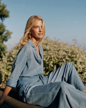 Load image into Gallery viewer, Shirt Tail Button Down | Indigo Harbour Wash