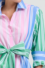 Load image into Gallery viewer, Bijou Longline Shirtdress | Stripe Combo