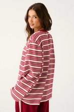 Load image into Gallery viewer, Harley Long Sleeve | Mulberry Stripe